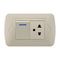 Office / Home Switches And Sockets Good Hand Touch Feeling Flame Resistant